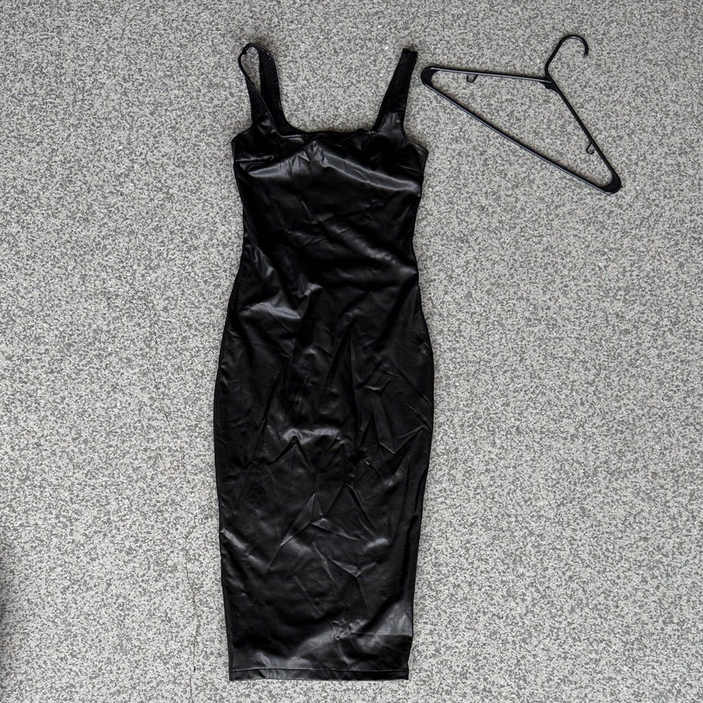 Black Leather Dress